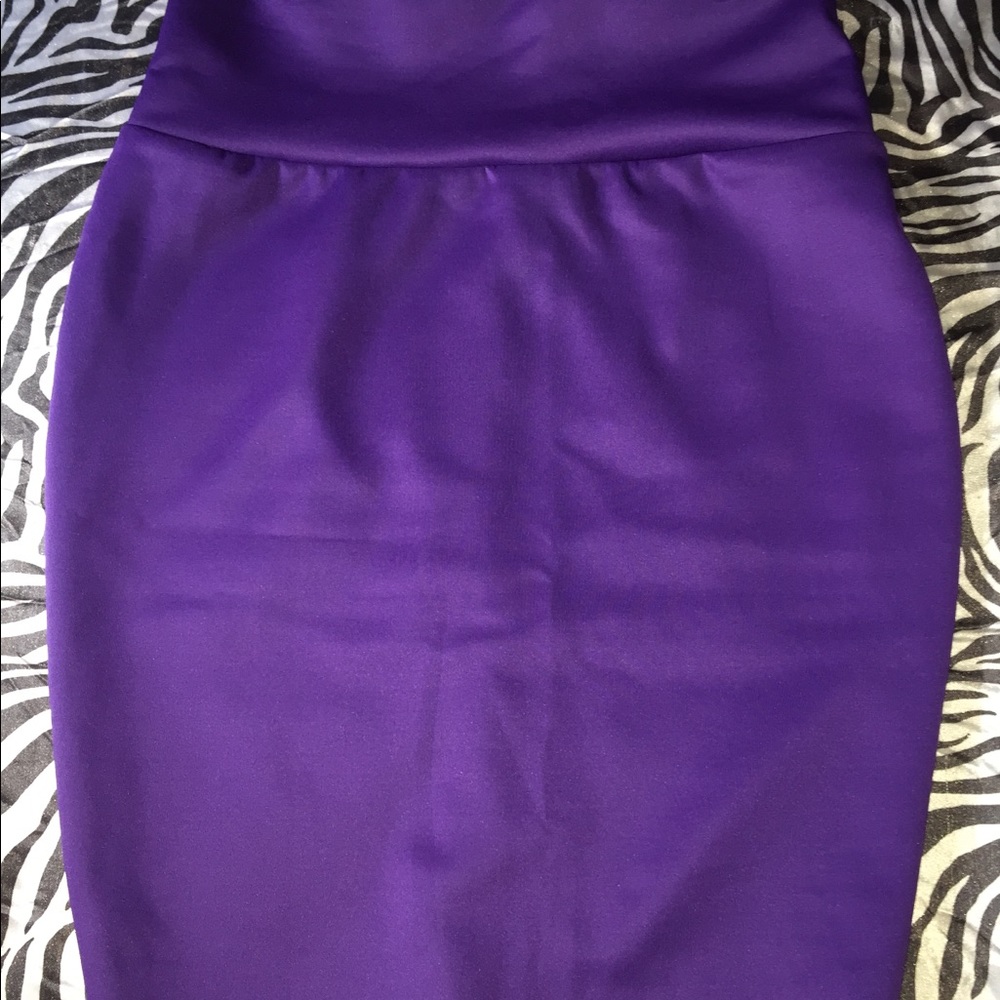 Purple skirt